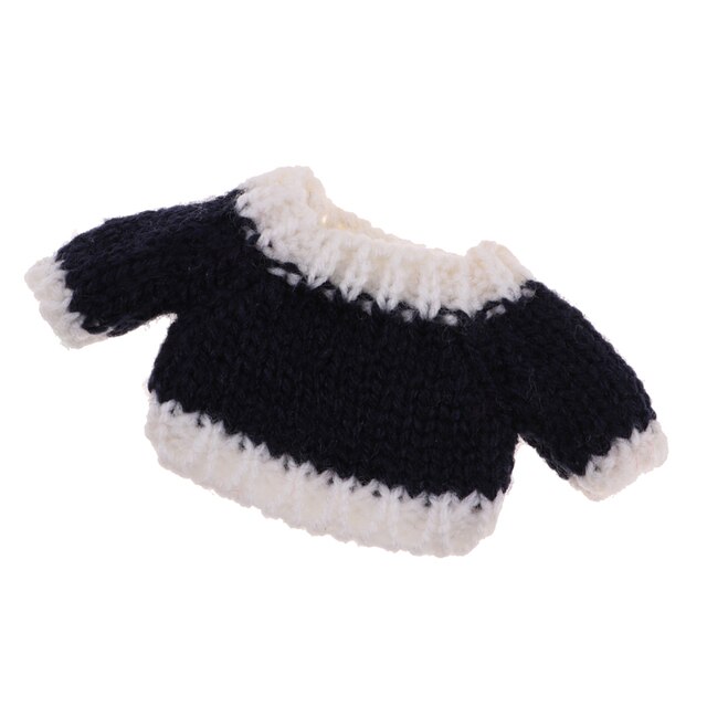 Sweter dzianinowy dla lalki OB11 Mini i Blythe Doll - Wianko - 5