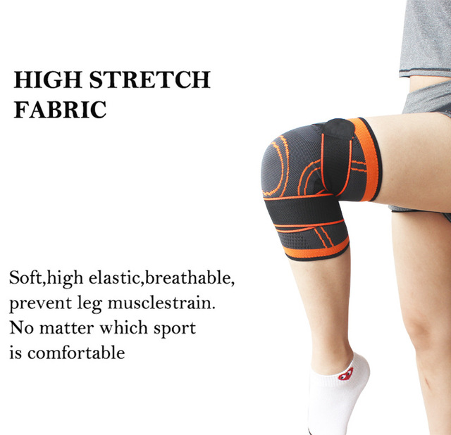Ochraniacz na kolano sportowy elastyczny kompresyjny unisex - ulga i wsparcie przy bólu stawów, zapaleniu stawów, uruchamianiu i ćwiczeniach - Wianko - 8