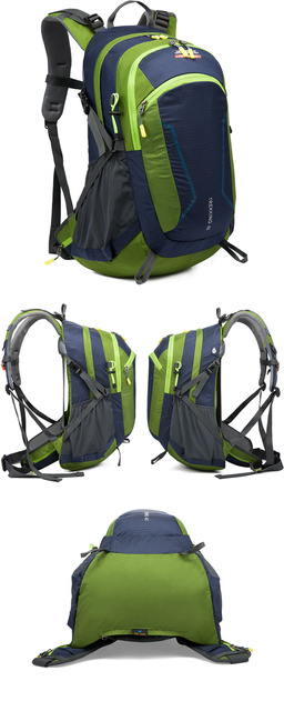 Plecak wspinaczkowy BOWTAC Terenowa Torba Turystyczna Nylonowa - Wodoodporne, Oddychające, Deszczoodporne, Odporna na Pęknięcia - Doskonała dla Outdoor Camping Hiking i Jazdy Konnej - Wianko - 16