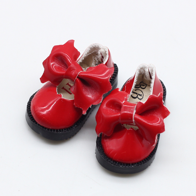 Ręcznie wykwintne buty ze skóry PU w kształcie serca dla lalek Blythes 1/6 i BJD 1/8 - Wianko - 13