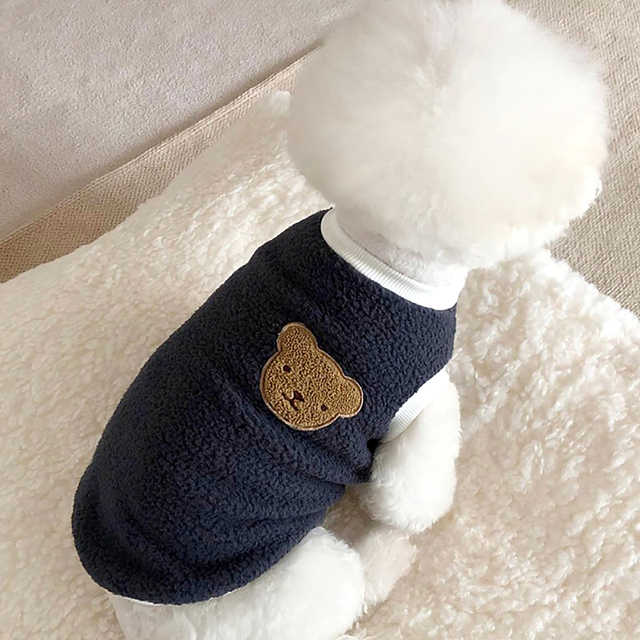 Płaszcz dla psa zimowy Pluszowy Pudel Puppy ciepły i modny - Wianko - 4