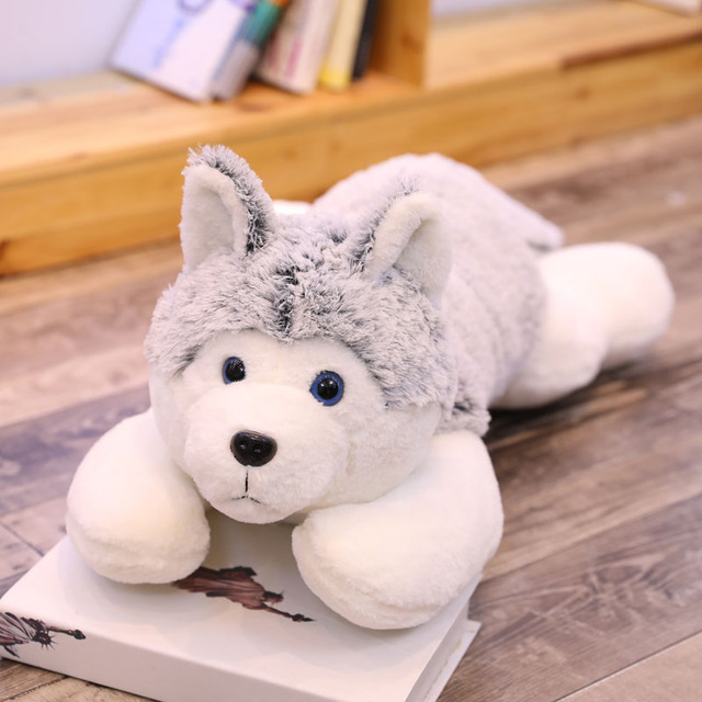 Pluszowy pies Husky w rozmiarze 60-110cm - kreskówkowa zabawka dla dzieci - Wianko - 5