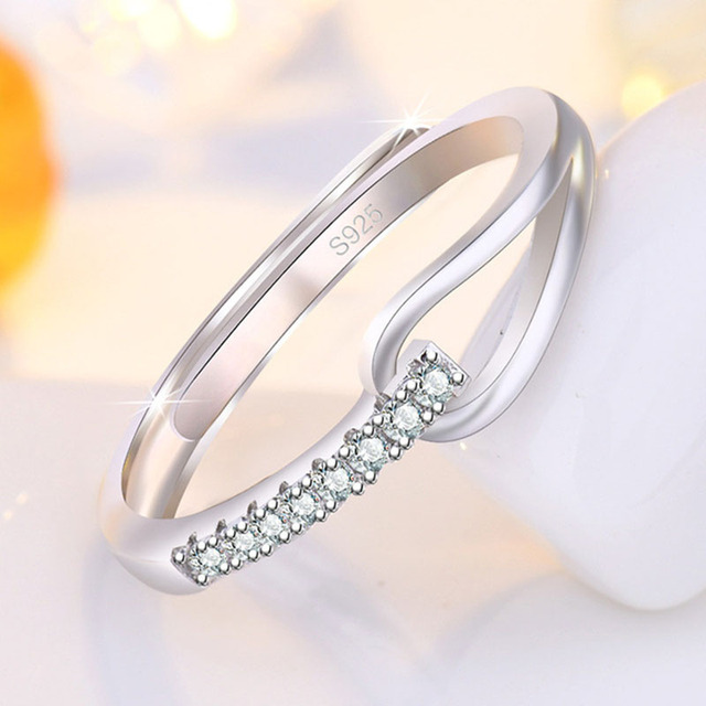 Czarny anioł - elegancki pierścień otwarty z fioletowym turmalinem, wykonany z nowego srebra 925 dla kobiet - Wianko - 23