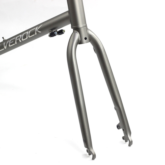 Aluminiowy widelec SILVEROCK MINI-02D do składania rowerów 20 406 451 Minivelo BMX z hamulcem tarczowym 1 1/8 28.6mm - Wianko - 7