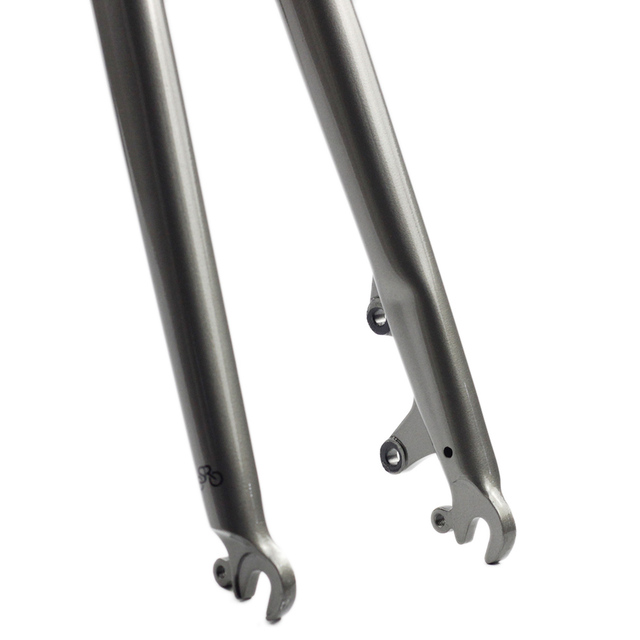 Aluminiowy widelec SILVEROCK MINI-02D do składania rowerów 20 406 451 Minivelo BMX z hamulcem tarczowym 1 1/8 28.6mm - Wianko - 8