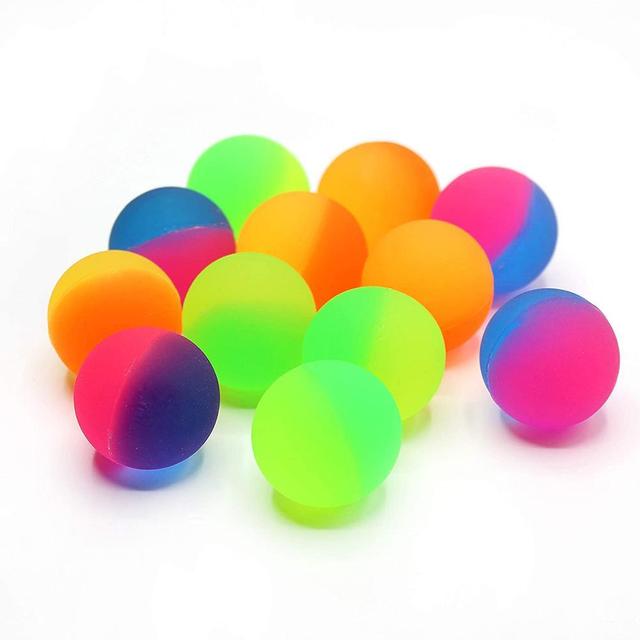 Zestaw 10 sztuk piłka kauczukowa śmieszne dzieci skok piłka - Wianko - 2