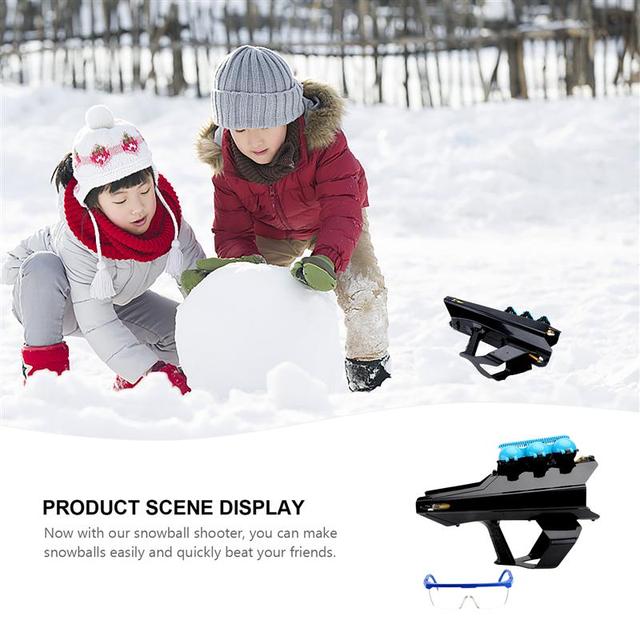 Zestaw zimowy dla dzieci Wonderlife: Gra śnieżna Snowball Launcher z goglami - Wianko - 18