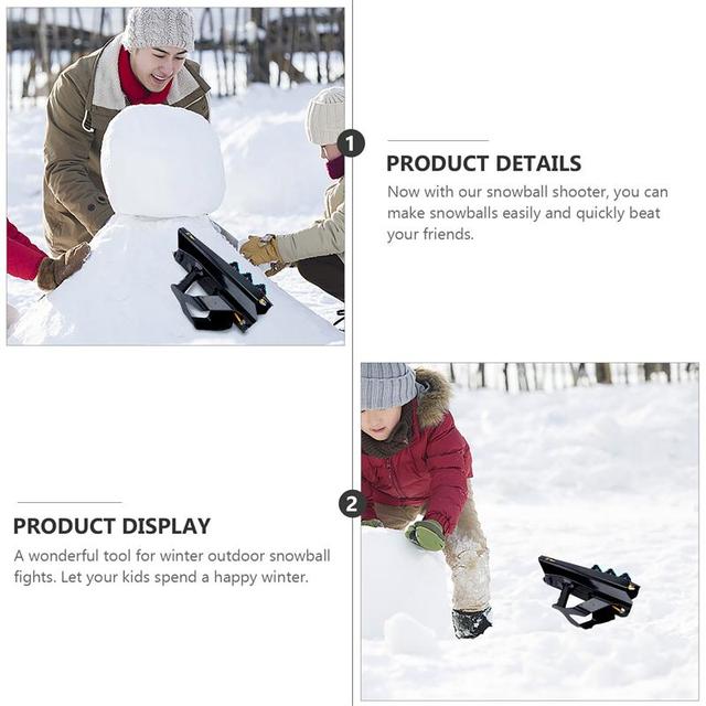 Zestaw zimowy dla dzieci Wonderlife: Gra śnieżna Snowball Launcher z goglami - Wianko - 15