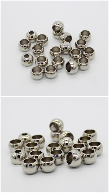 Złote, srebrne i brązowe metalowe stopery do tworzenia biżuterii - 20 sztuk - Wianko - 2