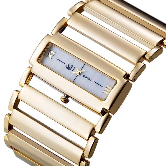 Zegarek damski ze stali nierdzewnej z łańcuchem - wysoka jakość i nowoczesny design - Wianko - 19