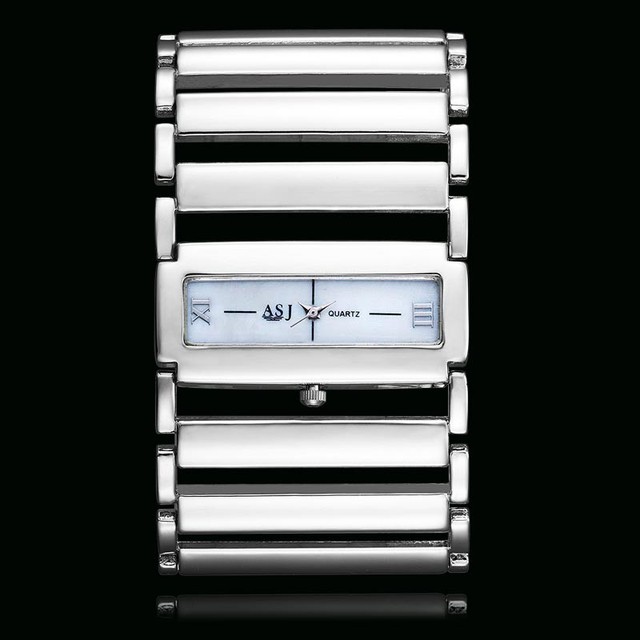 Zegarek damski ze stali nierdzewnej z łańcuchem - wysoka jakość i nowoczesny design - Wianko - 17