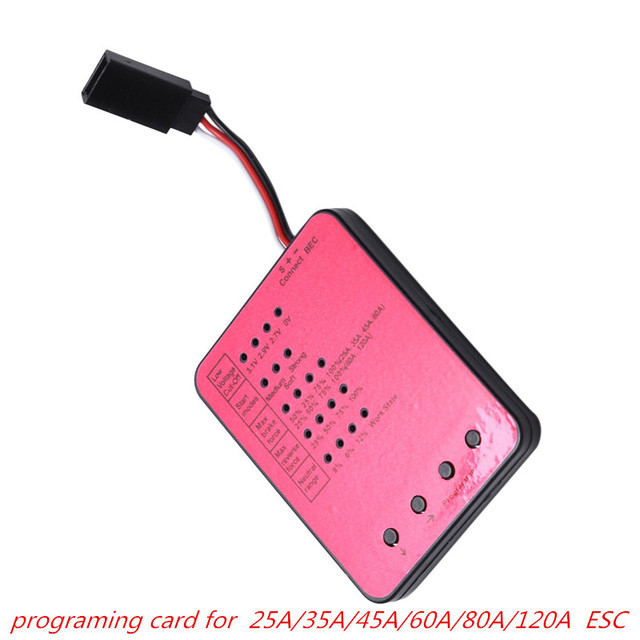 Karta programująca ESC Surpasshobby do samochodów RC bezszczotkowych o mocach 25-150A - Wianko - 2