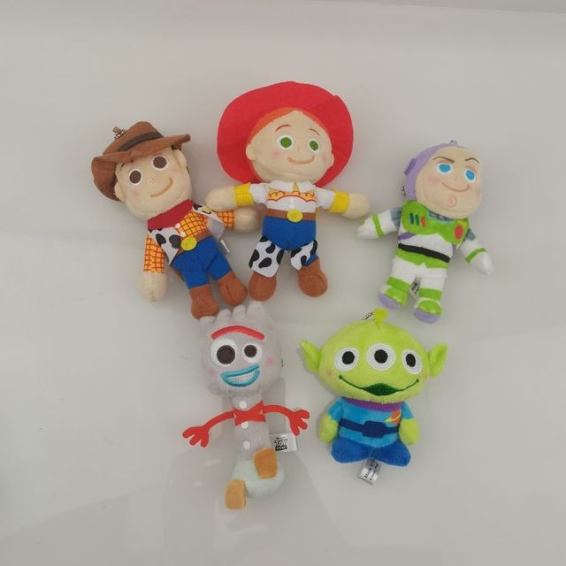 Pluszowa lalka Disney Toy Story - truskawkowy Miś Hudi Buzz Lightyear Sullivan, wisiorek z trzema oczami - Wianko - 6