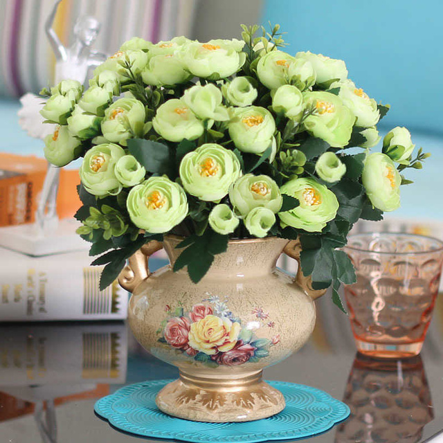 Złote Casa - Nowoczesne dekoracyjne wazon na kwiaty - Wianko - 23