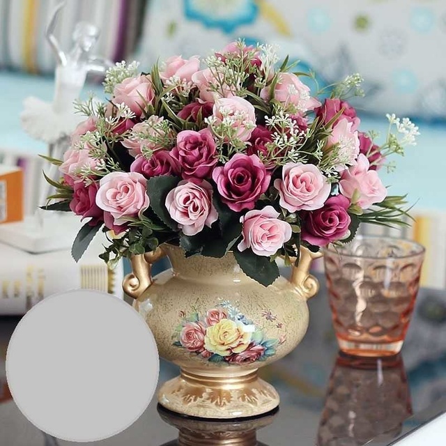 Złote Casa - Nowoczesne dekoracyjne wazon na kwiaty - Wianko - 20