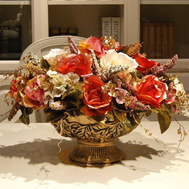 Złote Casa - Nowoczesne dekoracyjne wazon na kwiaty - Wianko - 48