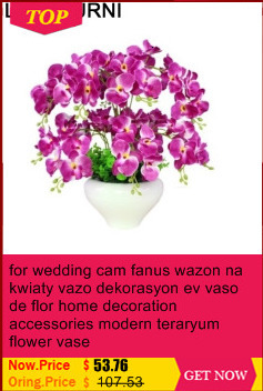 Złote Casa - Nowoczesne dekoracyjne wazon na kwiaty - Wianko - 11