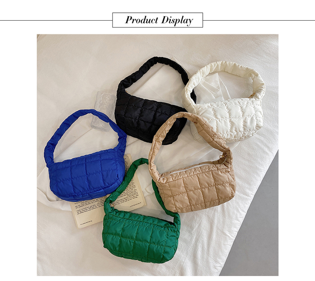 Markowa damska torba na ramię - nowa kolekcja 2021 z miękką tkaniną, projektant małego rozmiaru w kolorze białym - Wianko - 12
