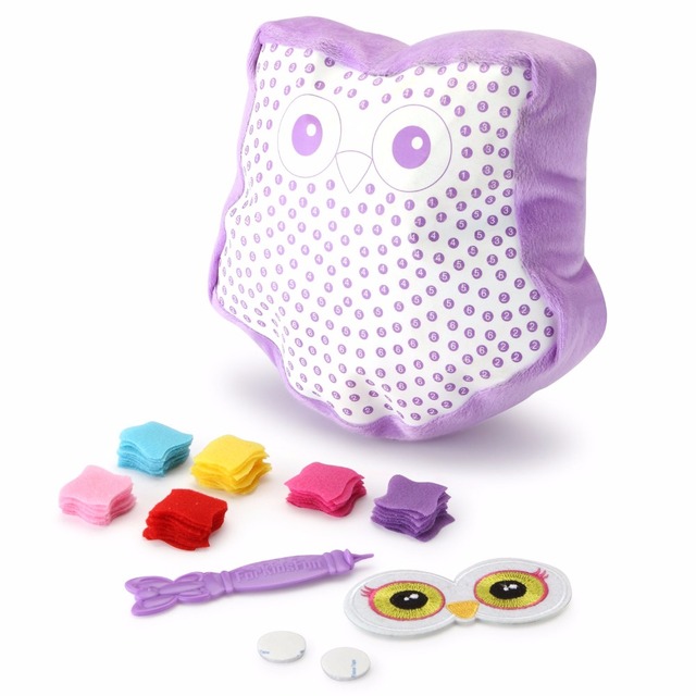 Pakiet materiałów do robienia pluszowych zabawek dla dzieci - zestaw do samodzielnego wykonania rodzic-dziecko - Wianko - 5