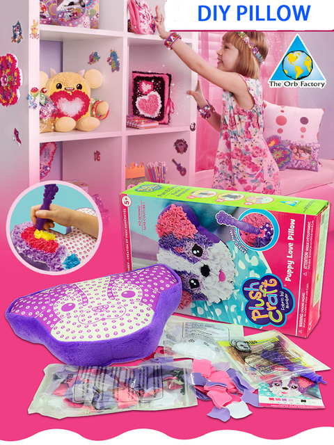 Pakiet materiałów do robienia pluszowych zabawek dla dzieci - zestaw do samodzielnego wykonania rodzic-dziecko - Wianko - 4