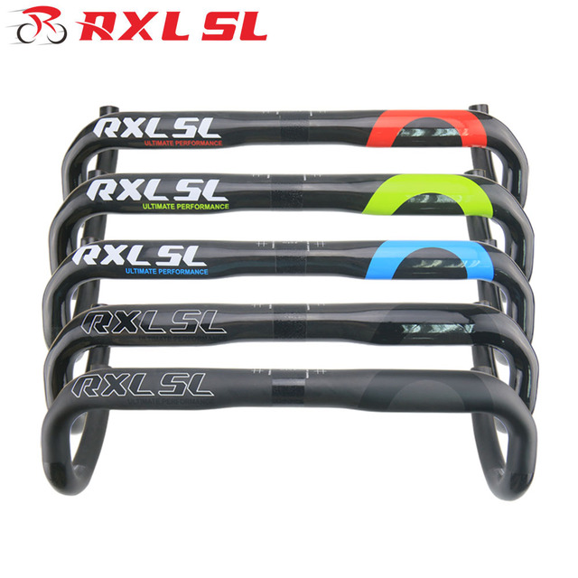 RXL SL - zestaw słuchawkowy na rower z włókna węglowego, kolor czarny 3K, błyszczący, 6g (z śrubą) - Wianko - 4