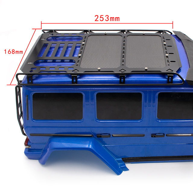 Bagażnik dachowy z węgla dla 1/10 zdalnie sterowanego samochodu Traxxas Trx6/Trx4 G500 - Wianko - 13