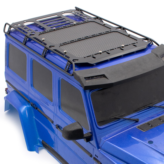 Bagażnik dachowy z węgla dla 1/10 zdalnie sterowanego samochodu Traxxas Trx6/Trx4 G500 - Wianko - 15