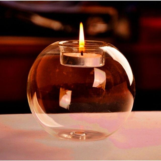 Świecznik dekoracyjny z kryształowymi kulkami, przezroczysty, romantyczny, handmade, idealny na przyjęcia weselne, barowe oraz hotelowe - Wianko - 6