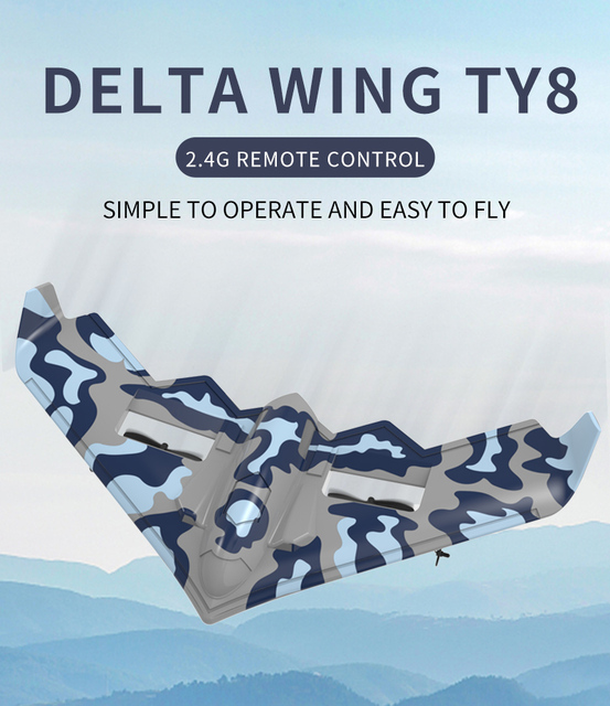 Zdalnie sterowany samolot B-2 Spirit 2.4GHz RC - 20 minut trwałego lotu - dla początkujących - Wianko - 1