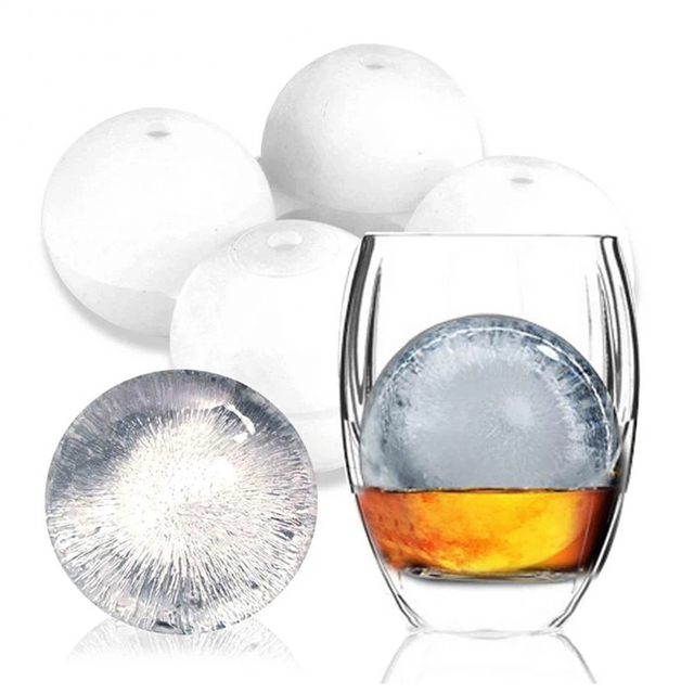 Diy foremka do kuli lodowej 4 komórek kula lodowa whisky napoje Bar koktajlowy - Wianko - 10