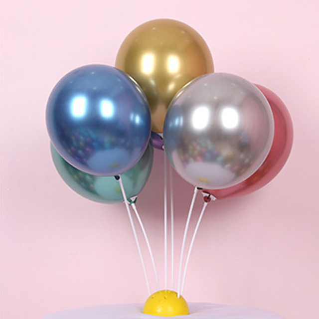 Połówka dekoracyjnych patyczków do balonów: 10 sztuk, 30 cm - Wianko - 6
