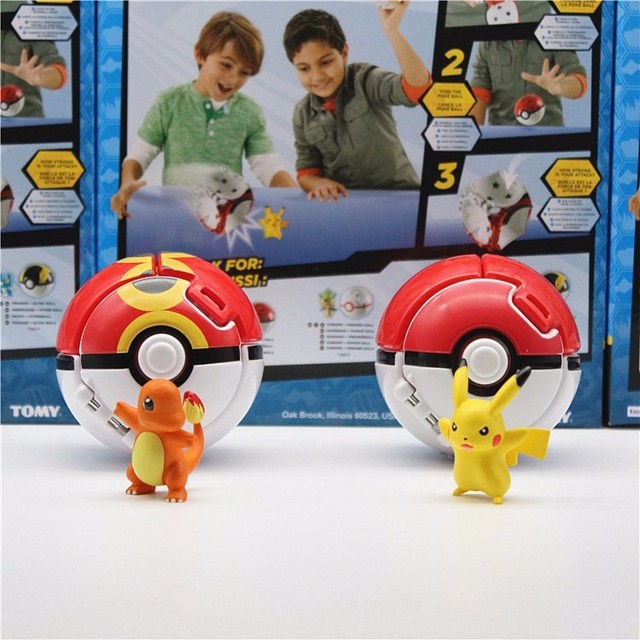 Pokeball Pokemon Elf figurka akcji 41 modeli z Pikachu, Squirtle, Rowlet – zabawka plus anime dla dziecka, prezent urodzinowy - Wianko - 13