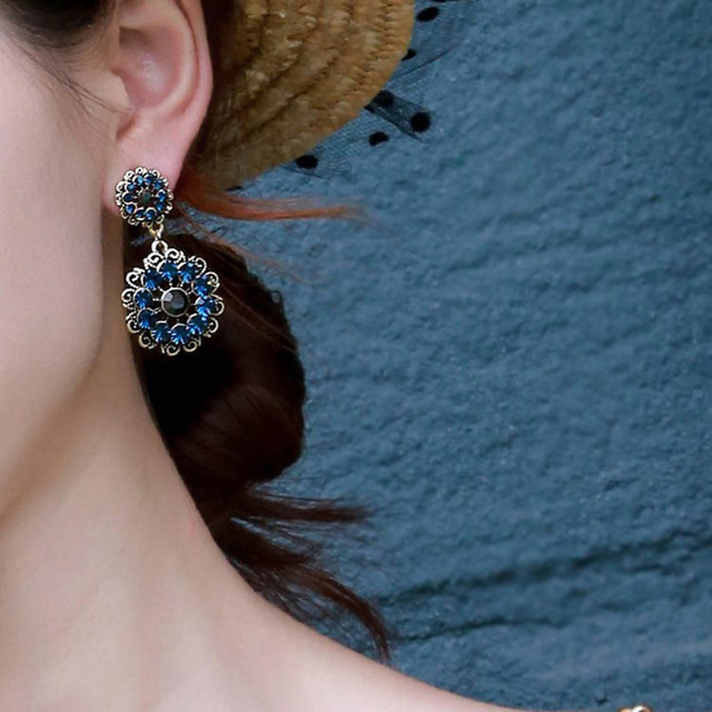Słodka sukienka dziewczęca z niebieskim kryształem - nowy koreański design - Wianko - 12