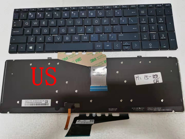 Nowa klawiatura laptopa RU do HP Spectre X360 15-CH z podświetleniem, rosyjska, zamienne klawiatury - Wianko - 2
