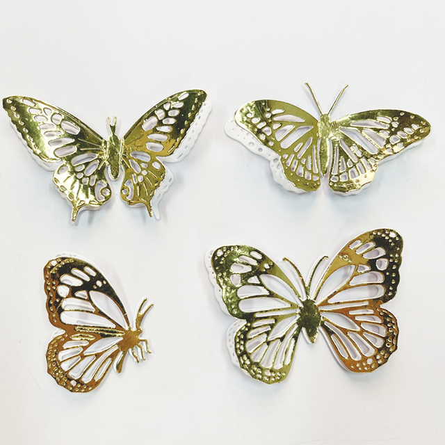 Metalowy wykrojnik 3D Butterfly firmy YIXUAN z wiosennej serii do scrapbookingu - idealny do tworzenia ozdobnych kartek papierowych - Wianko - 5