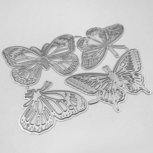 Metalowy wykrojnik 3D Butterfly firmy YIXUAN z wiosennej serii do scrapbookingu - idealny do tworzenia ozdobnych kartek papierowych - Wianko - 7