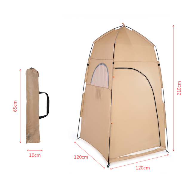 Namiot przenośny TOMSHOO Outdoor - prysznic, wanna, toaleta, schronisko, przymierzalnia - Wianko - 9
