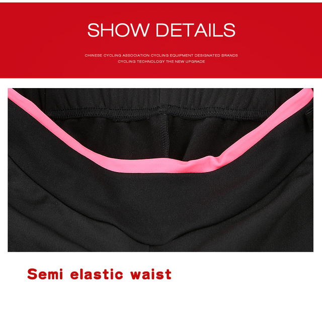Spodnie rowerowe zimowe Santic dla kobiet - termiczne, wyściełane, długie, z 4D poduszką, odblaskowe, MTB Ciclismo - Wianko - 13