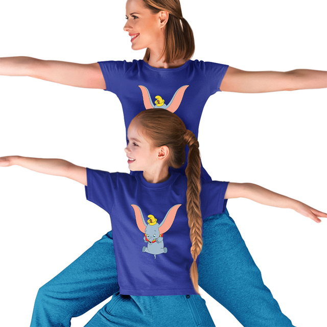 Disney rodzina pasujące ubrania Dumbo - Kawaii wzór, lato, t-shirty - wygodne i trendy - Wianko - 13