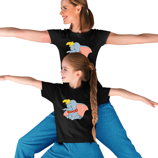 Disney rodzina pasujące ubrania Dumbo - Kawaii wzór, lato, t-shirty - wygodne i trendy - Wianko - 18