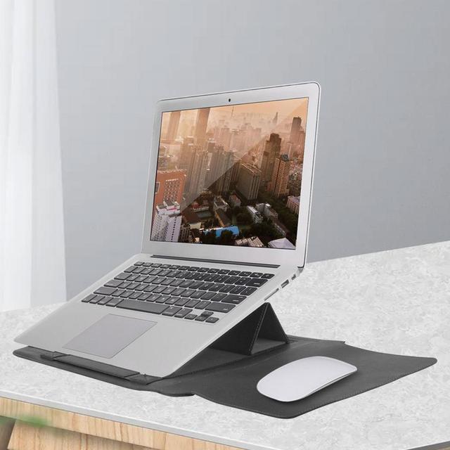 Skórzany pokrowiec na laptopa dla Huawei Magicbook 11/13/15 cali i Macbook Air/Pro - Wianko - 11