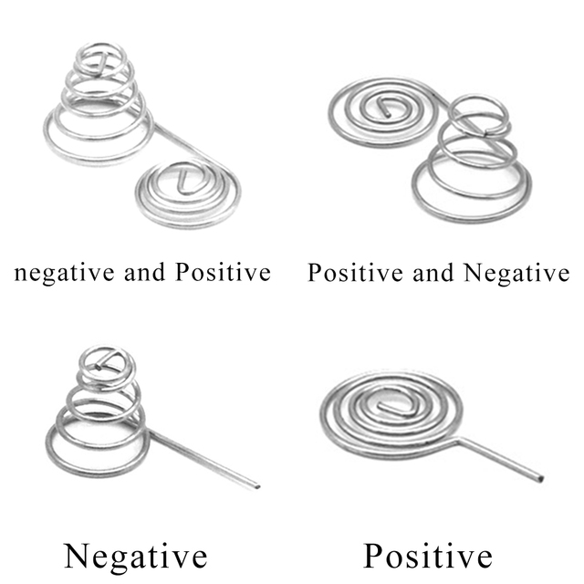 6 sztuk AAA sprężynowych baterii FineWe z ujemną i dodatnią cewką niklowo-stożkowej - Wianko - 13