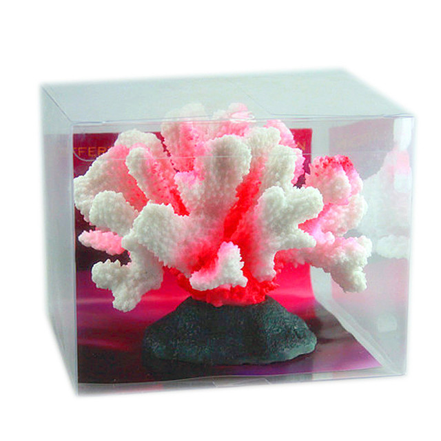 Dekoracja akwarium - sztuczny kwiat koral, świecący, tło 3D - Wianko - 9