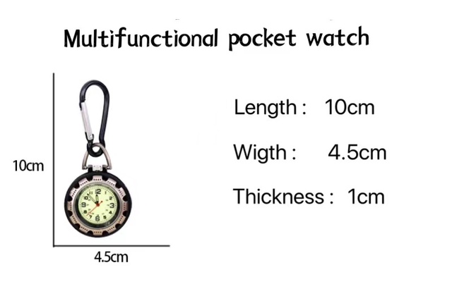 Zegarek kieszonkowy ze stali nierdzewnej Luminous w kształcie alpinizmu, wysokiej jakości dla mężczyzn i kobiet - Wianko - 7