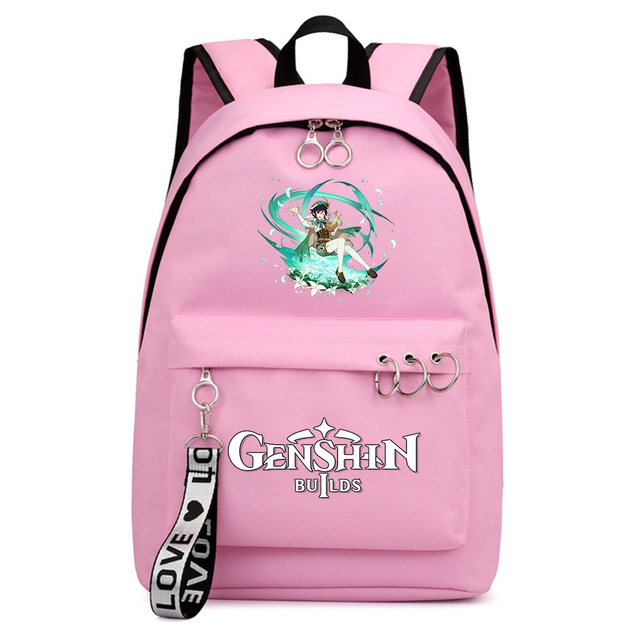 Genshin Impact - Plecak szkolny na ramię dla fanów Anime - Wianko - 17