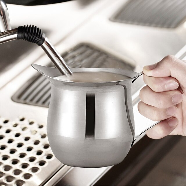 Dzbanek do spieniania mleka ze stali nierdzewnej Craft, pojemność 60 ml/90 ml/150 ml/240 ml, kawa Latte Art - Wianko - 5