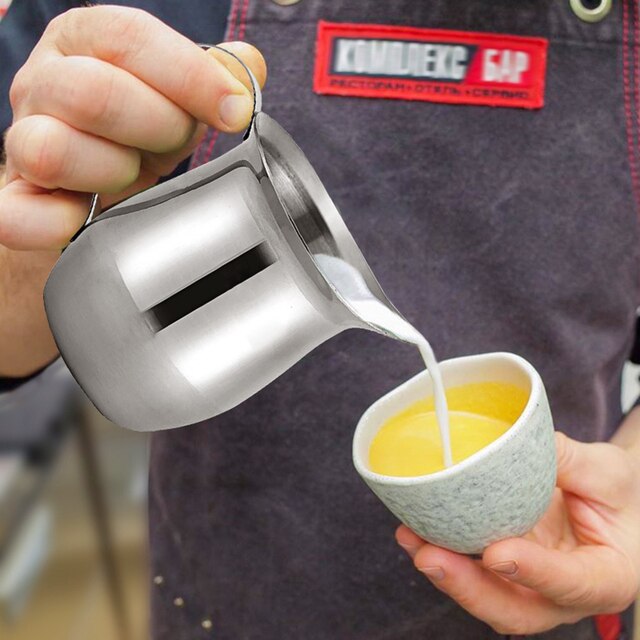 Dzbanek do spieniania mleka ze stali nierdzewnej Craft, pojemność 60 ml/90 ml/150 ml/240 ml, kawa Latte Art - Wianko - 2