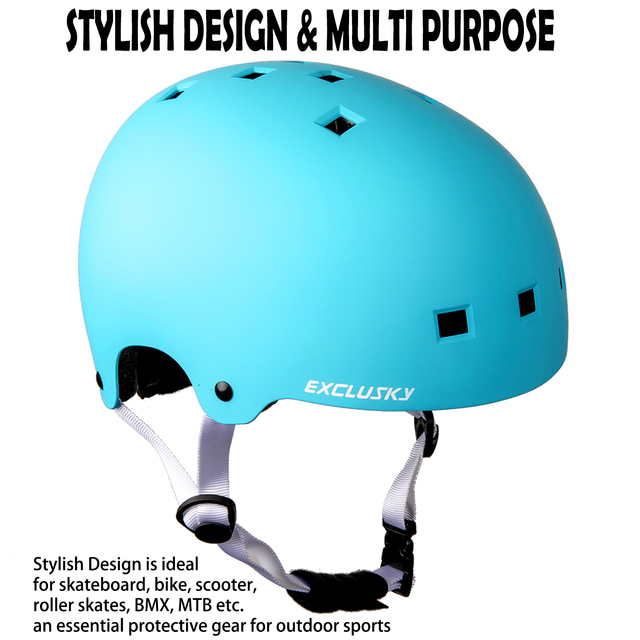 Kask rowerowy EXCLUSKY Multi-sports BMX deskorolka dla mężczyzn i kobiet rozmiar M/L - Wianko - 3