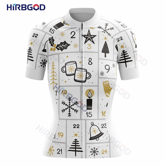 Nowa koszulka rowerowa damska HIRBGOD 2022 z krótkim rękawem - oddychająca, szybkoschnąca, letnia - Wianko - 13