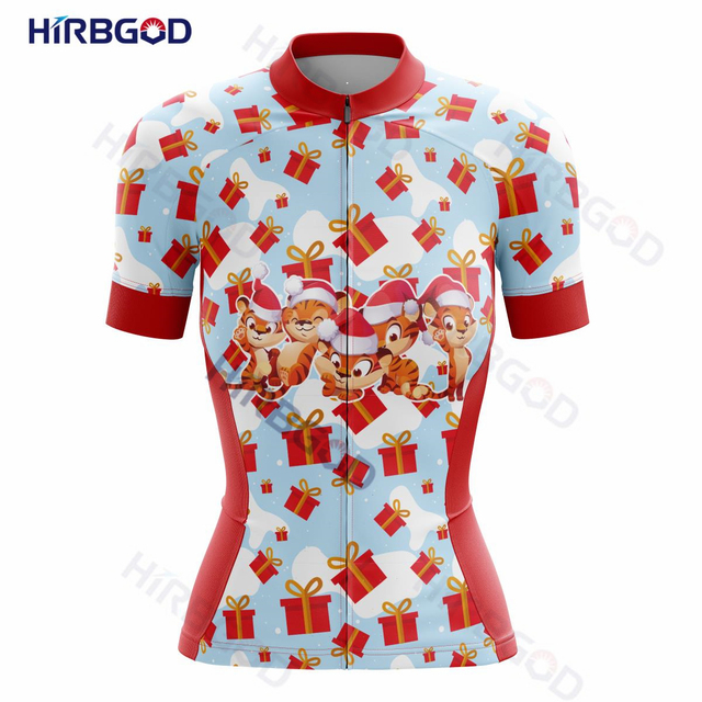 Nowa koszulka rowerowa damska HIRBGOD 2022 z krótkim rękawem - oddychająca, szybkoschnąca, letnia - Wianko - 25